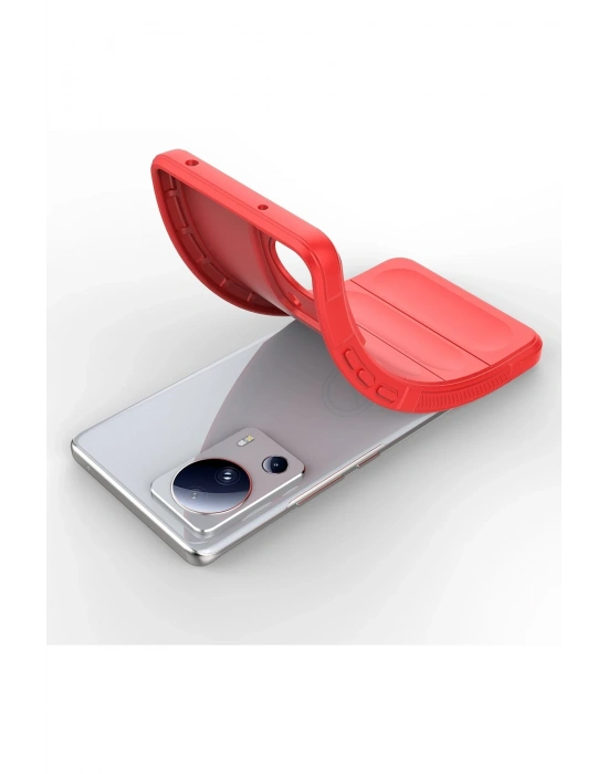 Newface Xiaomi Mi 13 Lite Kılıf Optimum Silikon - Kırmızı