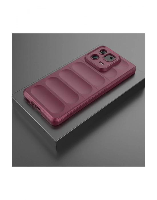 Newface Xiaomi Mi 13 Pro Kılıf Optimum Silikon - Bordo