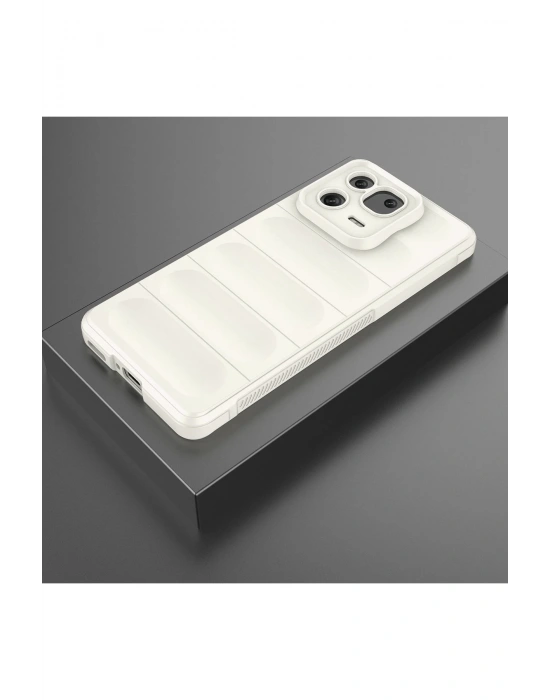 Newface Xiaomi Mi 13 Pro Kılıf Optimum Silikon - Krem