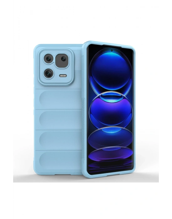 Newface Xiaomi Mi 13 Pro Kılıf Optimum Silikon - Sky Blue