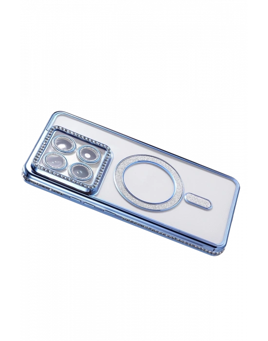 Newface Xiaomi Mi 14T Pro Joke Simli Magneticsafe Kılıf - Mavi