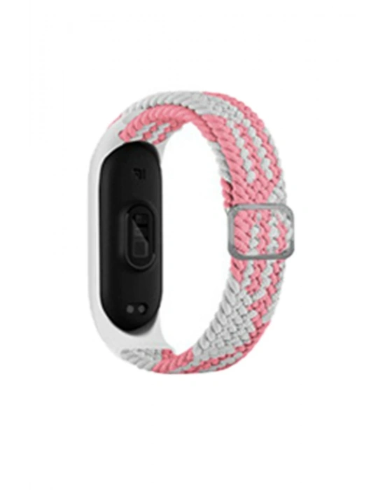 Newface Xiaomi Mi Band 4 Star Kordon - Pembe-Beyaz