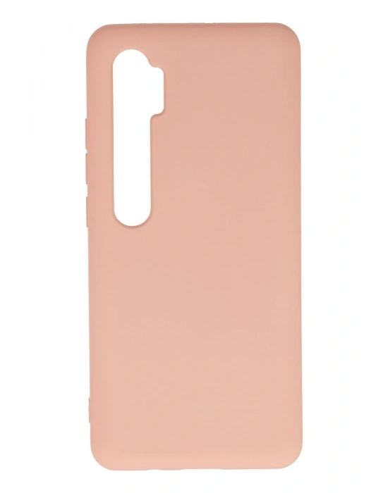 Newface Xiaomi Mi Note 10 Lite Kılıf Nano içi Kadife Silikon - Pudra