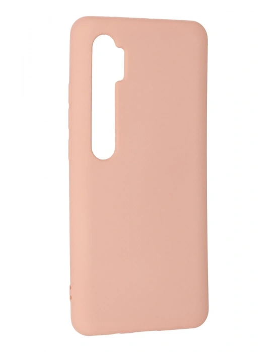 Newface Xiaomi Mi Note 10 Lite Kılıf Nano içi Kadife Silikon - Pudra