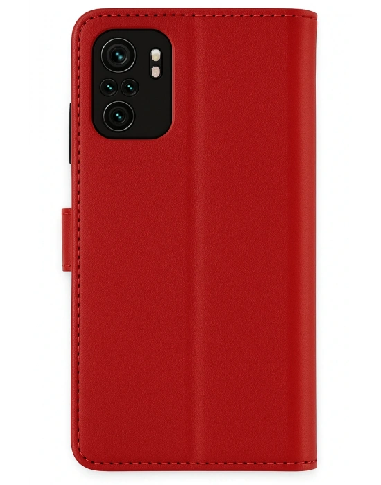 Newface Xiaomi Mi Note 10 Trend S Plus Kapaklı Kılıf - Kırmızı