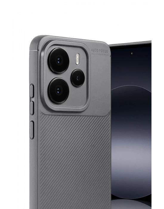 Newface Xiaomi Note 14 5G Auto Focus Karbon Kapak - Gri