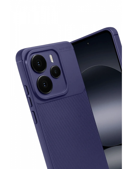 Newface Xiaomi Note 14 5G Auto Focus Karbon Kapak - Lacivert