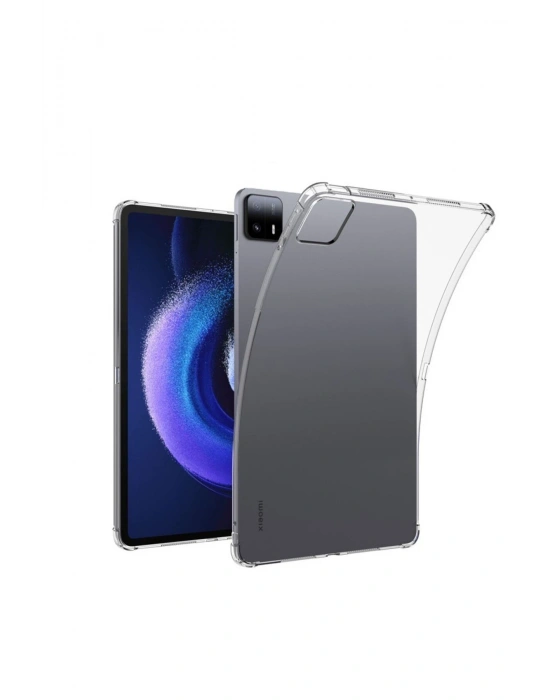 Newface Xiaomi Pad 6 Kılıf Anti Shock Tablet Silikon - Şeffaf