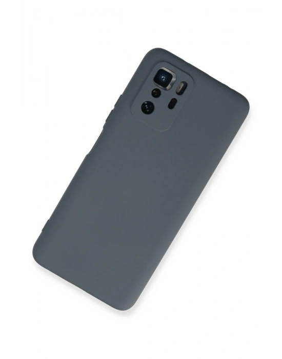 Newface Xiaomi Poco X3 GT Kılıf Nano içi Kadife Silikon - Gri