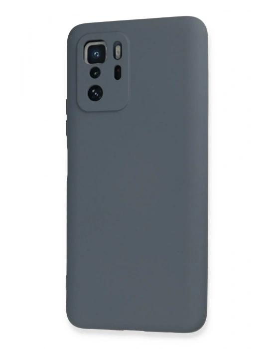 Newface Xiaomi Poco X3 GT Kılıf Nano içi Kadife Silikon - Gri