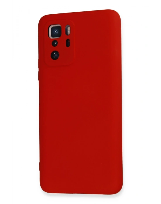 Newface Xiaomi Poco X3 GT Kılıf Nano içi Kadife Silikon - Kırmızı