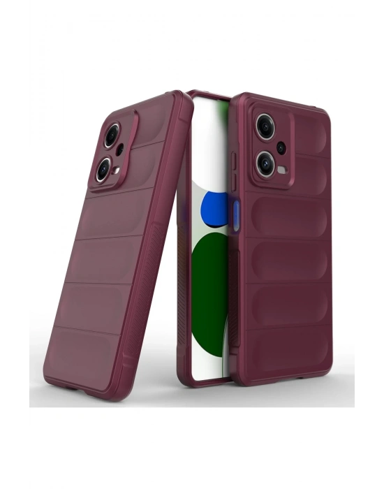 Newface Xiaomi Poco X5 5G Kılıf Optimum Silikon - Bordo