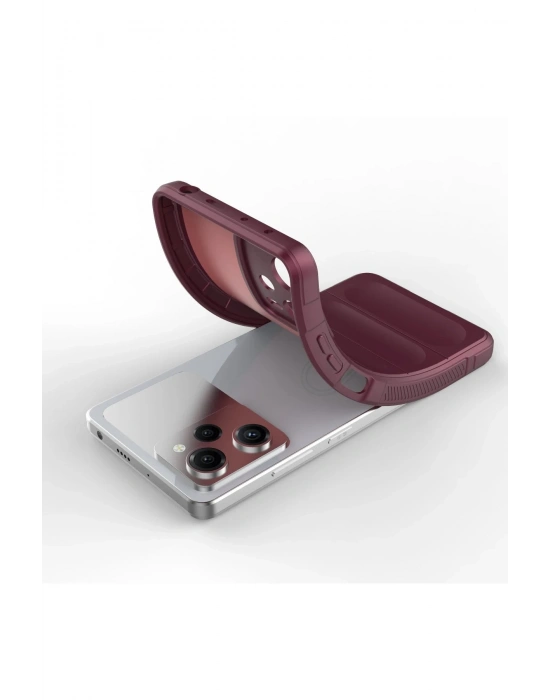 Newface Xiaomi Poco X5 5G Kılıf Optimum Silikon - Bordo