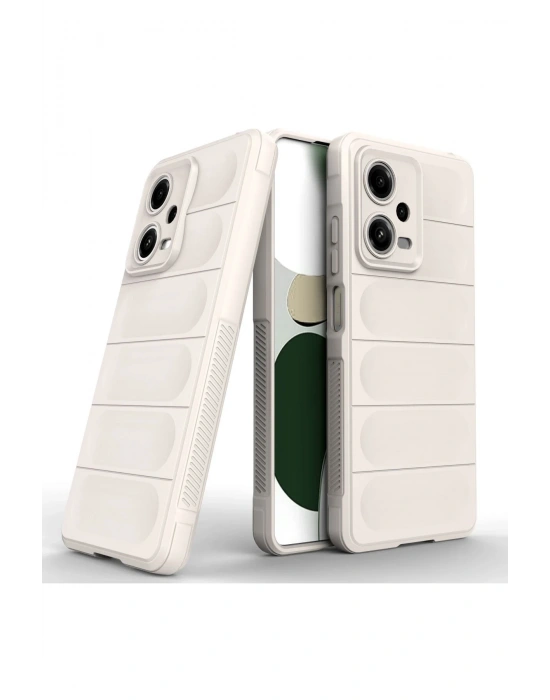 Newface Xiaomi Poco X5 5G Kılıf Optimum Silikon - Krem