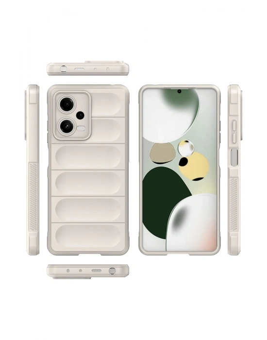 Newface Xiaomi Poco X5 5G Kılıf Optimum Silikon - Krem