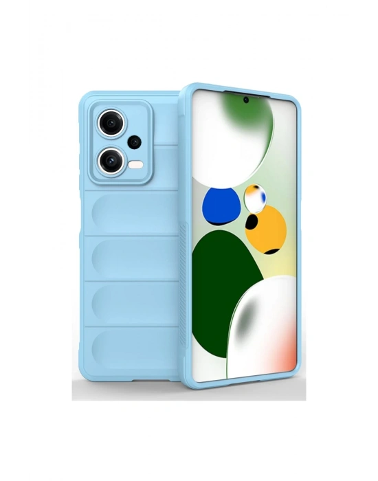 Newface Xiaomi Poco X5 5G Kılıf Optimum Silikon - Sky Blue