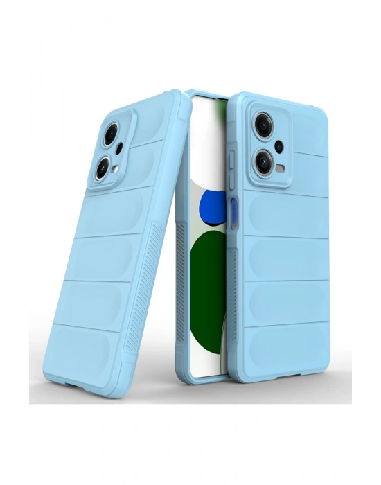 Newface Xiaomi Poco X5 5G Kılıf Optimum Silikon - Sky Blue