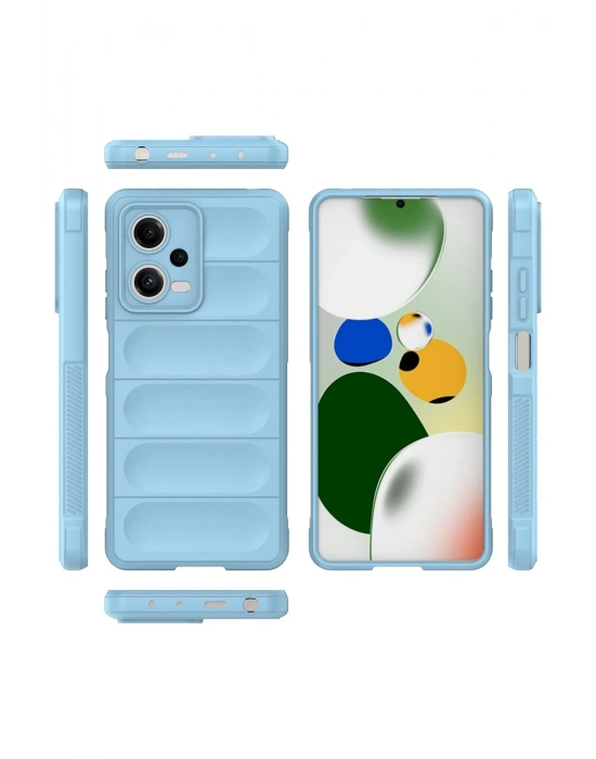 Newface Xiaomi Poco X5 5G Kılıf Optimum Silikon - Sky Blue