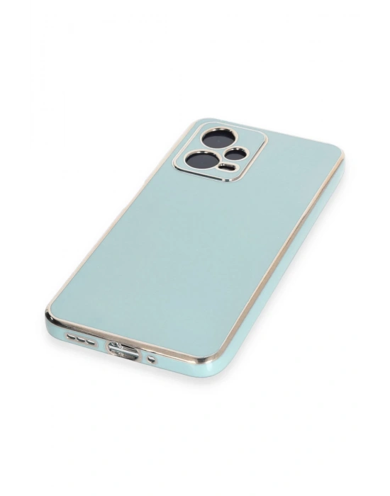 Newface Xiaomi Poco X5 5G Kılıf Volet Silikon - Açık Yeşil