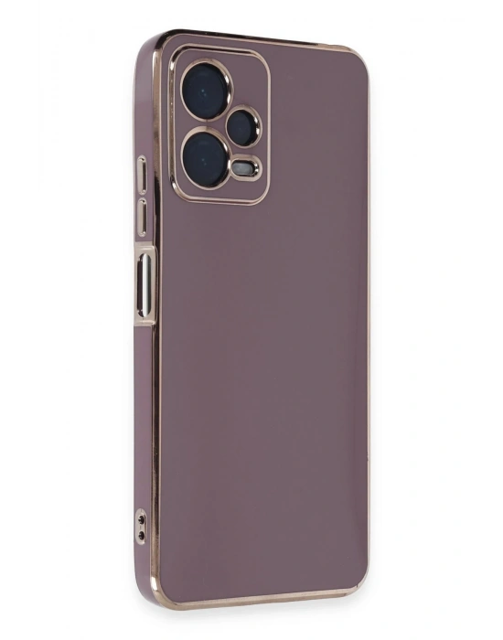 Newface Xiaomi Poco X5 5G Kılıf Volet Silikon - Mor