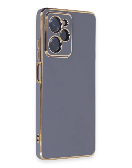 Newface Xiaomi Poco X5 Pro 5G Kılıf Volet Silikon - Mavi