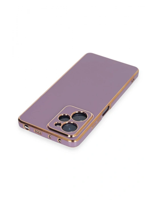 Newface Xiaomi Poco X5 Pro 5G Kılıf Volet Silikon - Mor