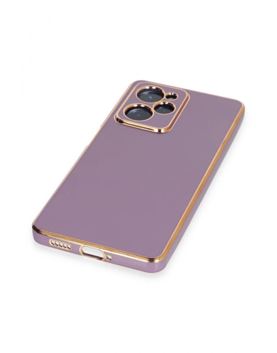 Newface Xiaomi Poco X5 Pro 5G Kılıf Volet Silikon - Mor