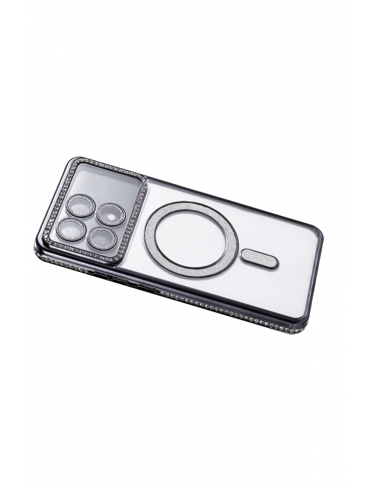 Newface Xiaomi Poco X6 Pro Joke Simli Magneticsafe Kılıf - Siyah