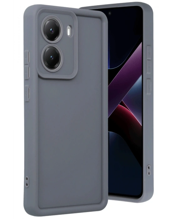 Newface Xiaomi Poco X7 Pro Viera Silikon - Gri