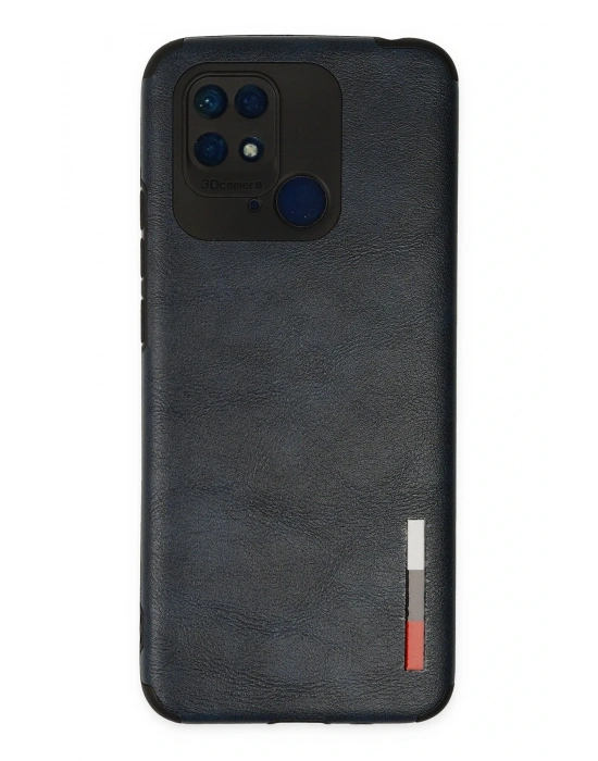 Newface Xiaomi Redmi 10C Kılıf Loop Deri Silikon - Lacivert