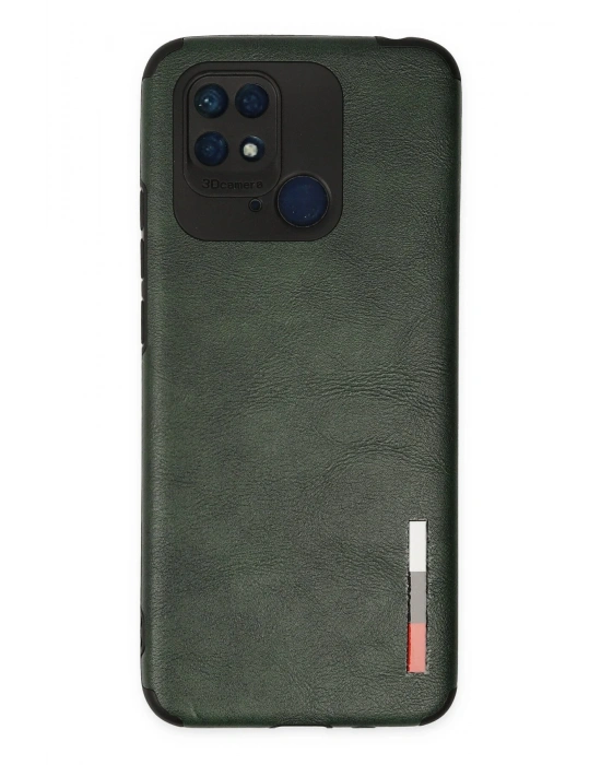 Newface Xiaomi Redmi 10C Kılıf Loop Deri Silikon - Yeşil