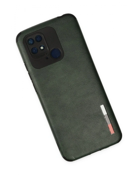 Newface Xiaomi Redmi 10C Kılıf Loop Deri Silikon - Yeşil