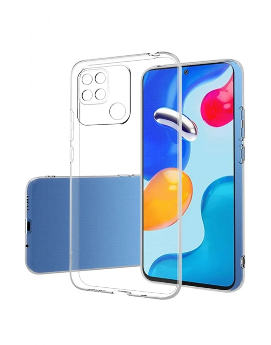 Newface Xiaomi Redmi 10C Kılıf Lüx Şeffaf Silikon
