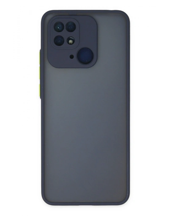 Newface Xiaomi Redmi 10C Kılıf Montreal Silikon Kapak - Lacivert