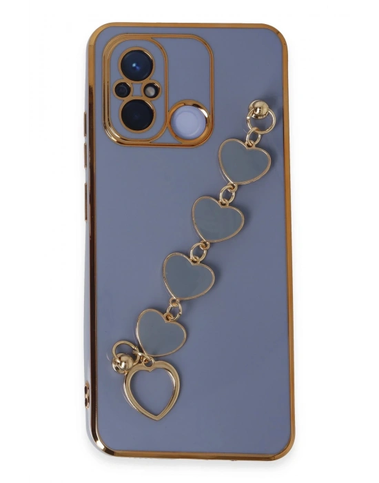 Newface Xiaomi Redmi 12C Kılıf Esila Silikon - Gri