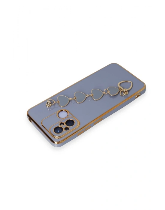 Newface Xiaomi Redmi 12C Kılıf Esila Silikon - Gri