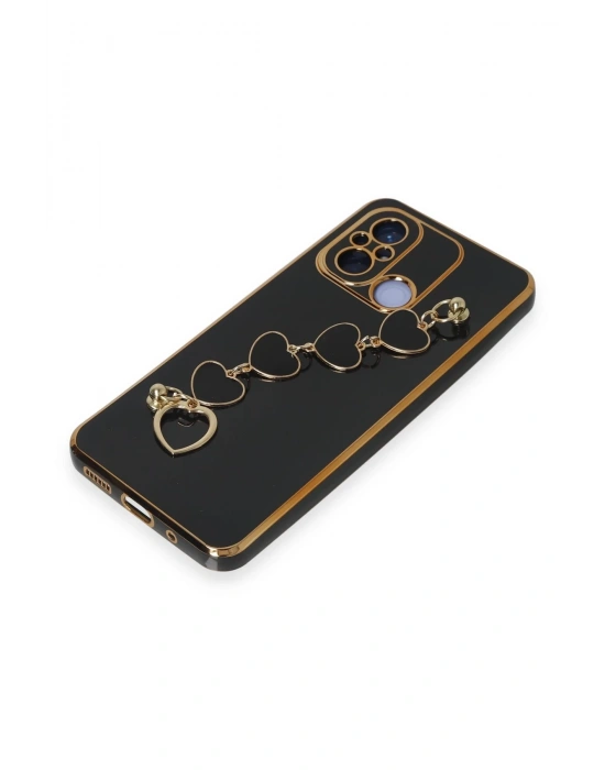 Newface Xiaomi Redmi 12C Kılıf Esila Silikon - Siyah