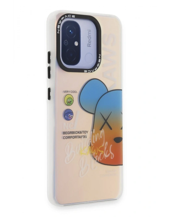 Newface Xiaomi Redmi 12C Kılıf Estoril Desenli Kapak - Estoril - 6