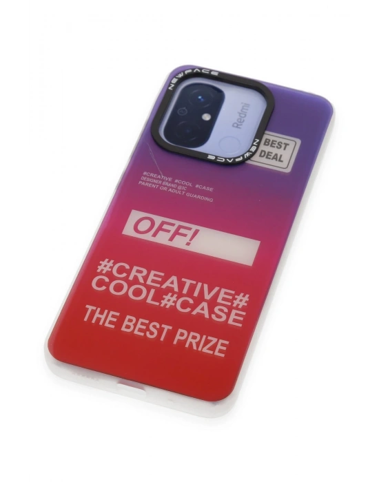 Newface Xiaomi Redmi 12C Kılıf Estoril Desenli Kapak - Estoril - 9