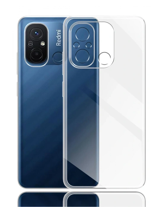 Newface Xiaomi Redmi 12C Kılıf Lüx Şeffaf Silikon