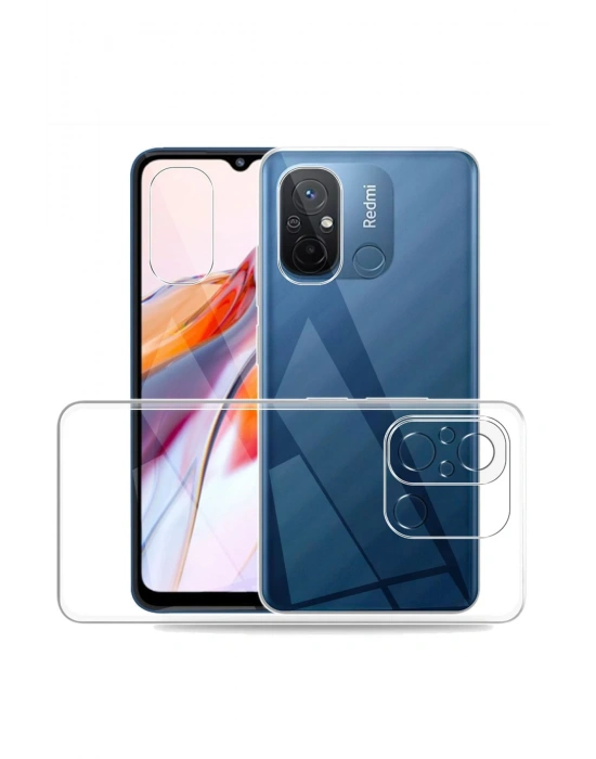 Newface Xiaomi Redmi 12C Kılıf Lüx Şeffaf Silikon