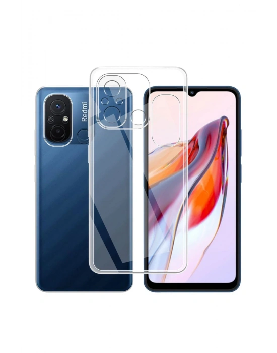 Newface Xiaomi Redmi 12C Kılıf Lüx Şeffaf Silikon