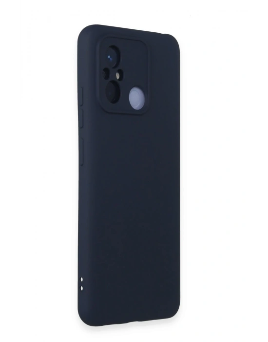 Newface Xiaomi Redmi 12C Kılıf Nano içi Kadife Silikon - Lacivert