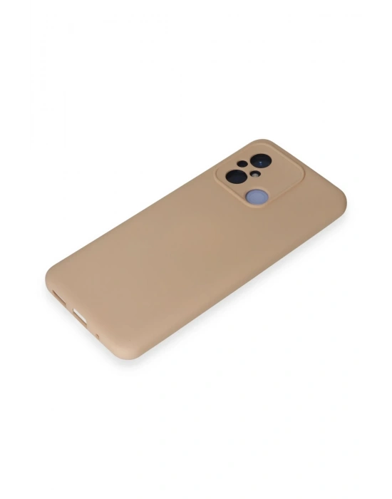 Newface Xiaomi Redmi 12C Kılıf Nano içi Kadife Silikon - Pudra