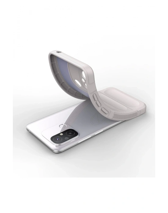 Newface Xiaomi Redmi 12C Kılıf Optimum Silikon - Krem