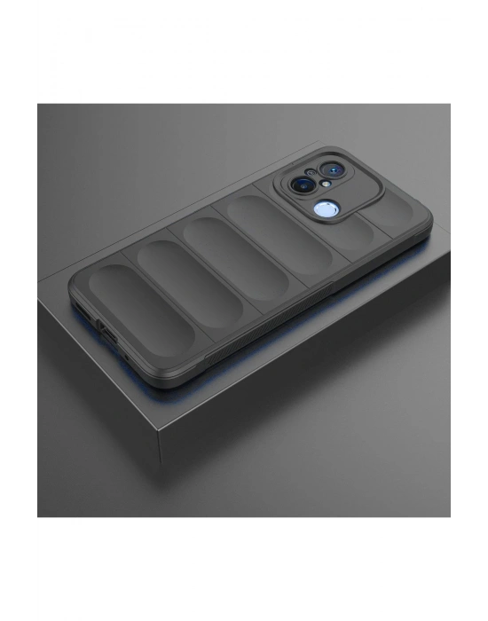 Newface Xiaomi Redmi 12C Kılıf Optimum Silikon - Siyah