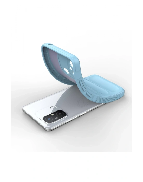 Newface Xiaomi Redmi 12C Kılıf Optimum Silikon - Sky Blue