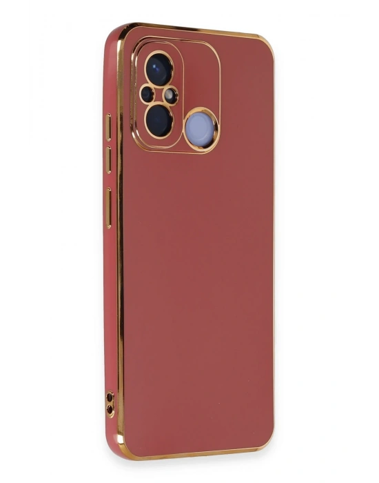 Newface Xiaomi Redmi 12C Kılıf Volet Silikon - Kırmızı