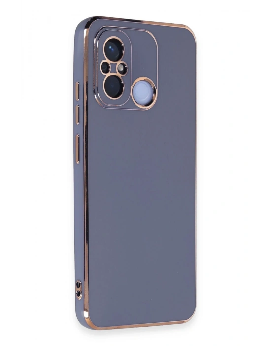 Newface Xiaomi Redmi 12C Kılıf Volet Silikon - Mavi