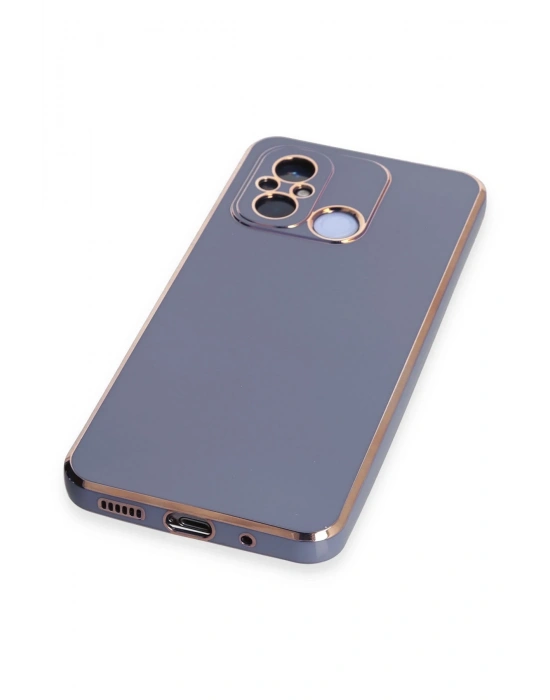 Newface Xiaomi Redmi 12C Kılıf Volet Silikon - Mavi